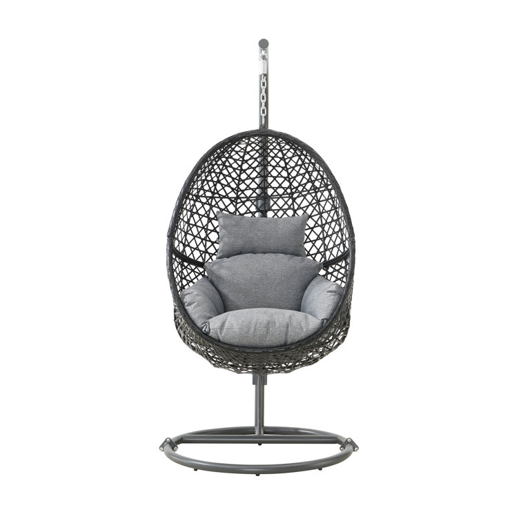 White egg chair online stand